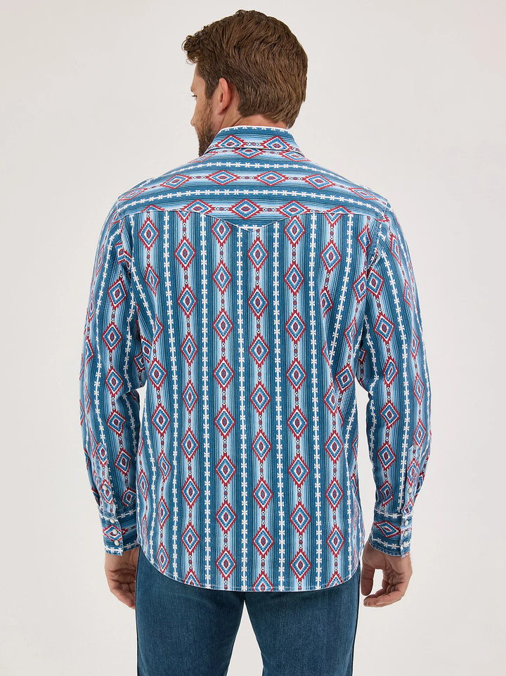 Wrangler Men's Vintage Inspired Western LS Workshirt