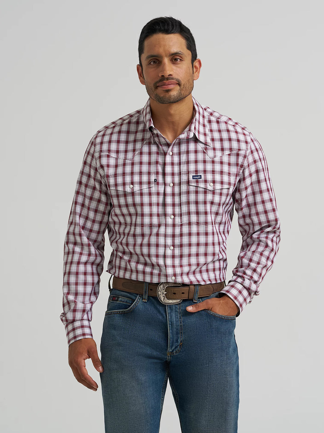 Wrangler Men's Performance LS Snap Shirt