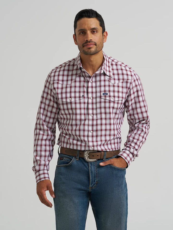 Wrangler Men's Performance LS Snap Shirt
