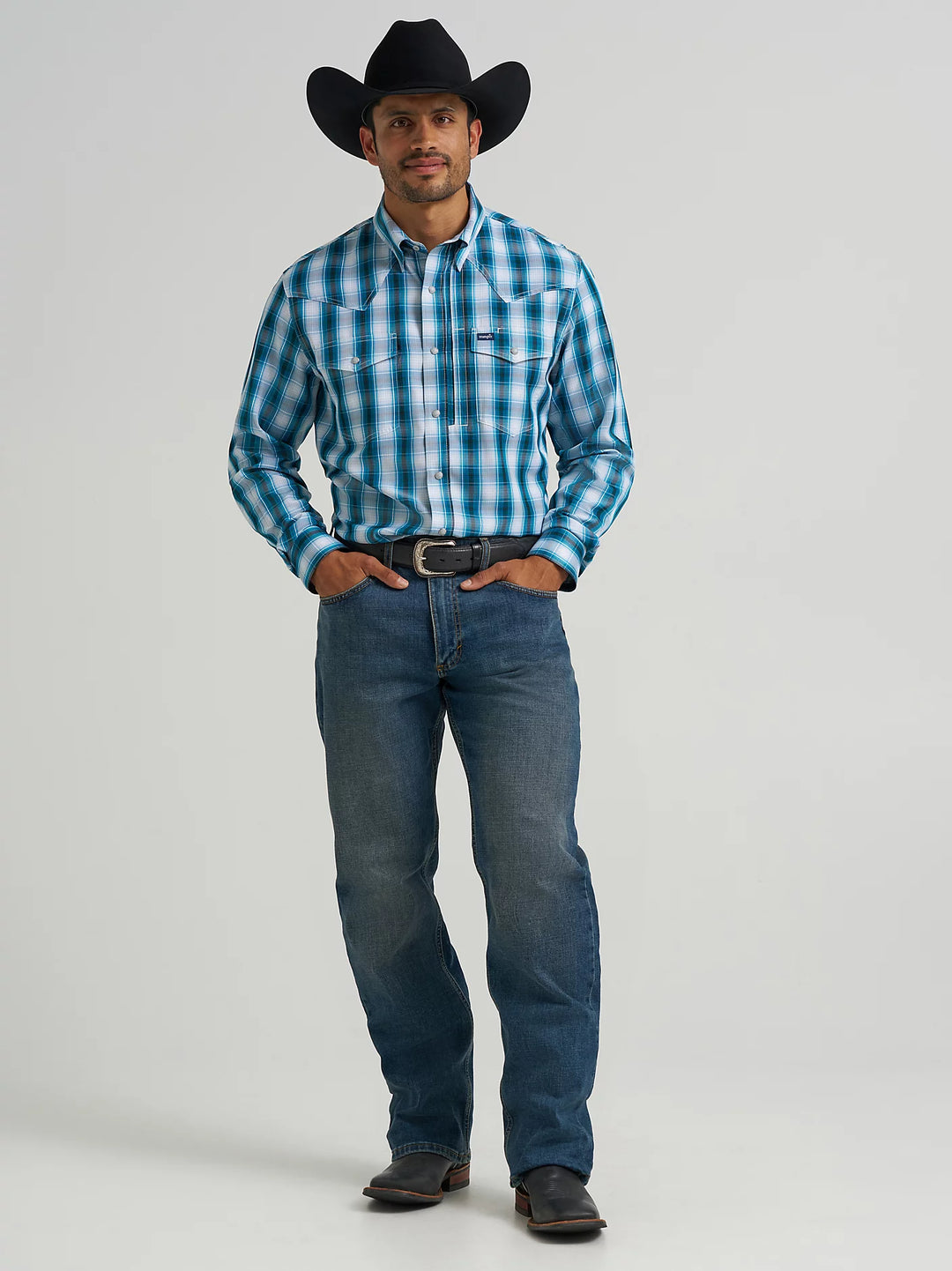 Wrangler Men's Performance LS Snap Shirt