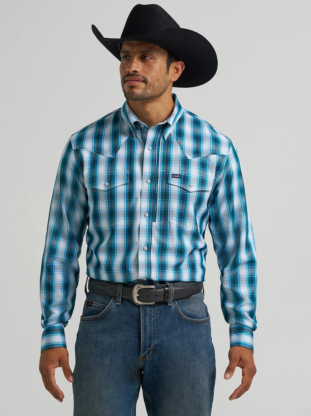 Wrangler Men's Performance LS Snap Shirt