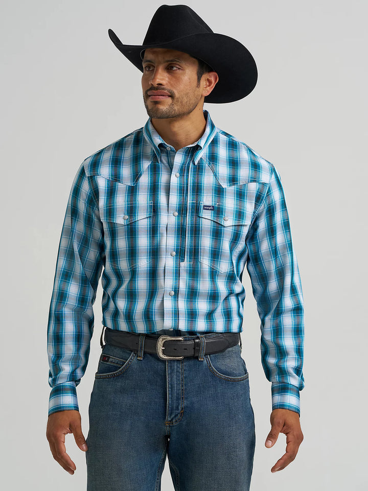 Wrangler Men's Performance LS Snap Shirt