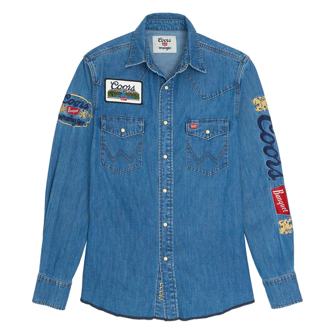 Wrangler X Coors Banquet Denim Shirt