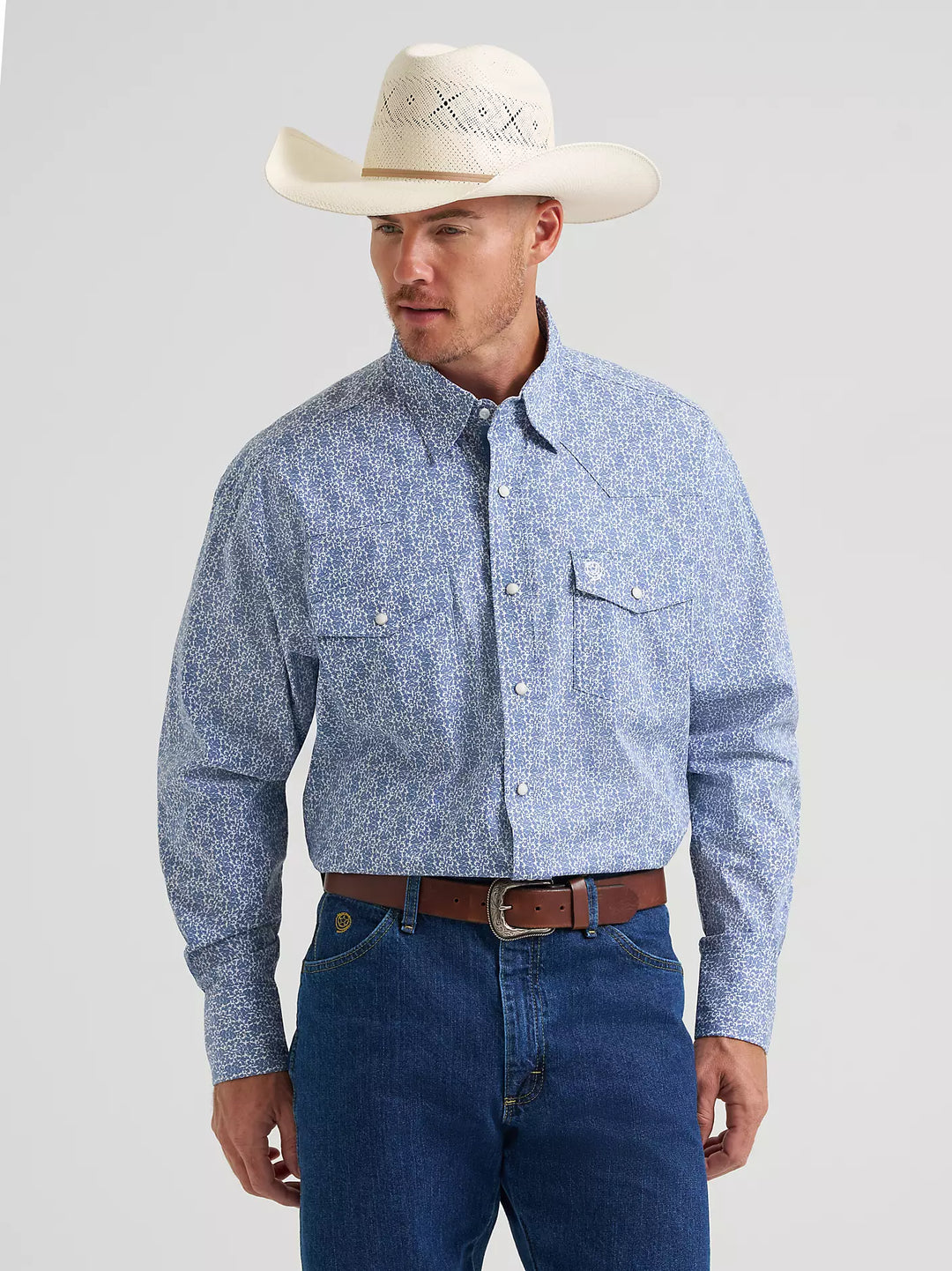 Wrangler Men's George Strait Troubadour LS Shirt