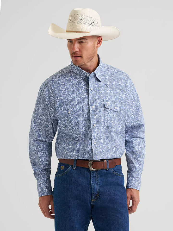 Wrangler Men's George Strait Troubadour LS Shirt