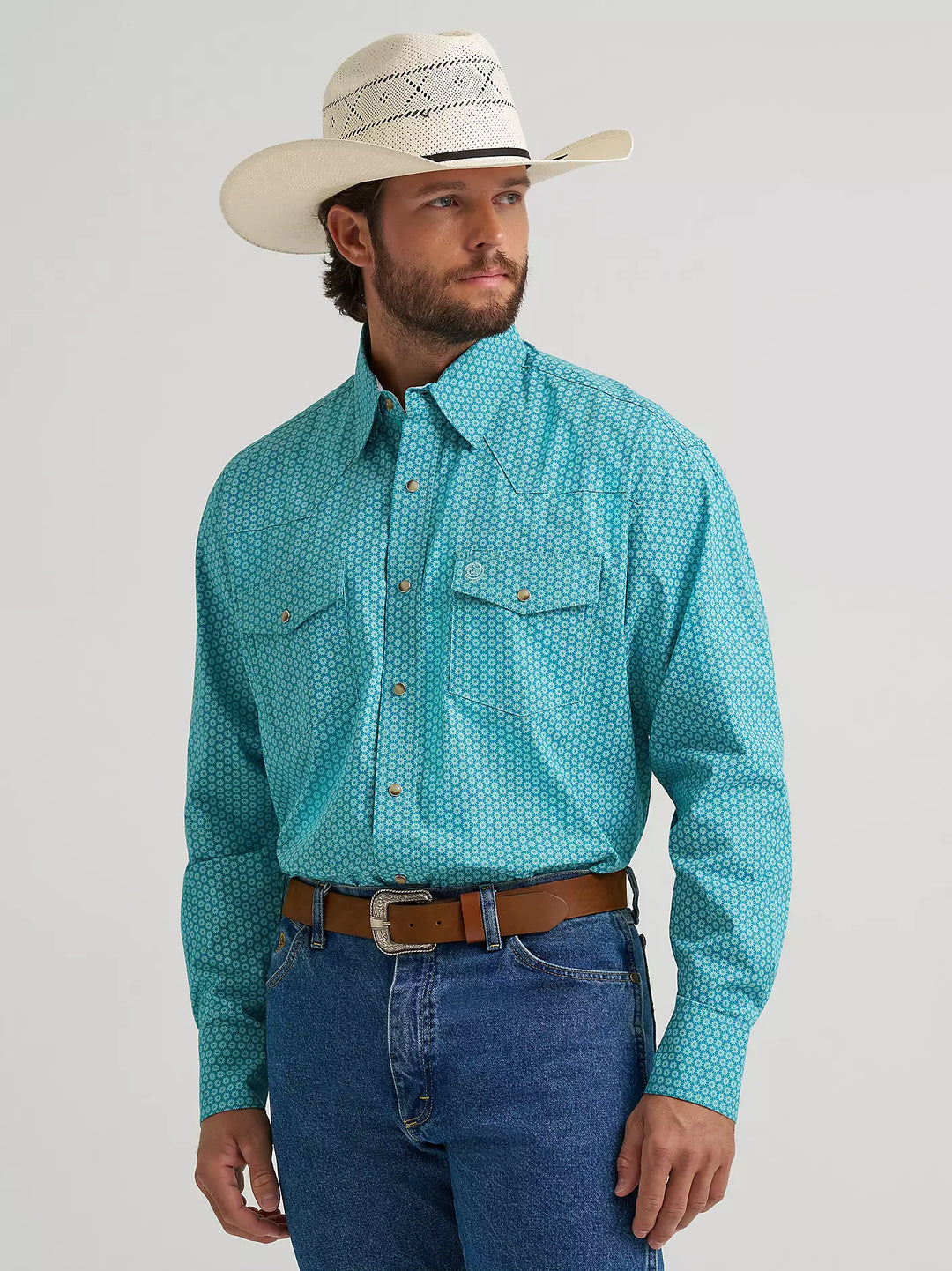 Wrangler Men's George Strait Troubadour LS Shirt
