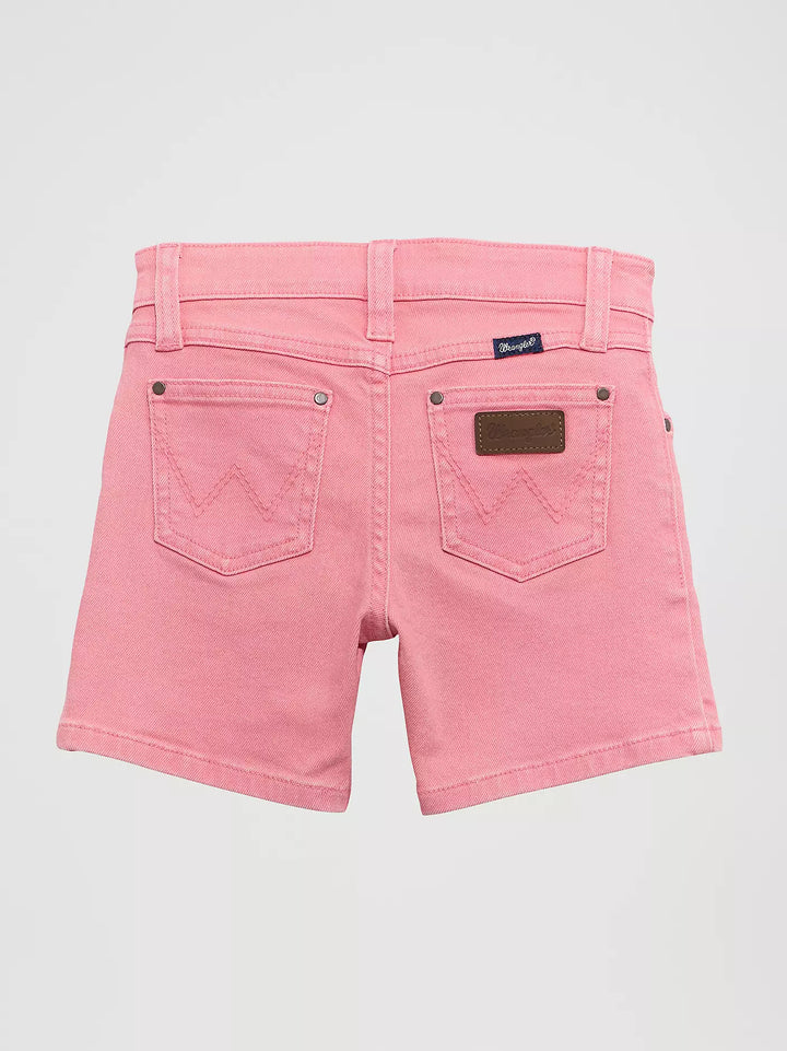 BR Wrangler Girl's Colorwash Denim Shorts