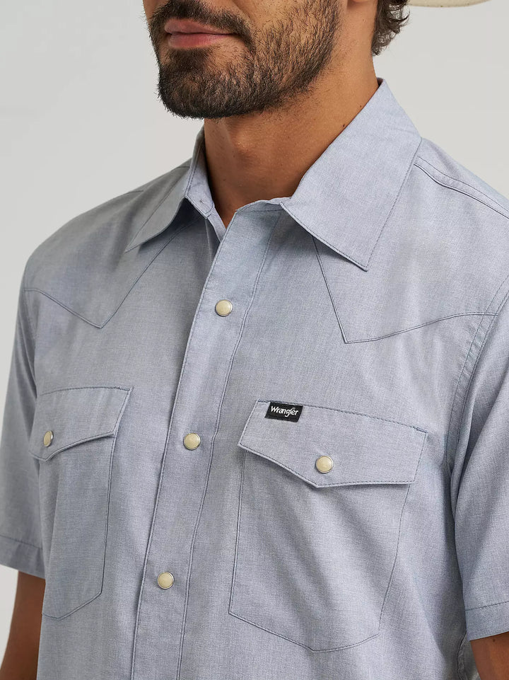 Wrangler Men's ATG Drover Utility SS Shirt