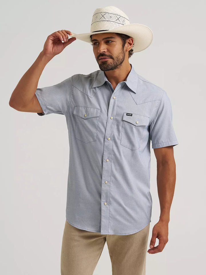 Wrangler Men's ATG Drover Utility SS Shirt