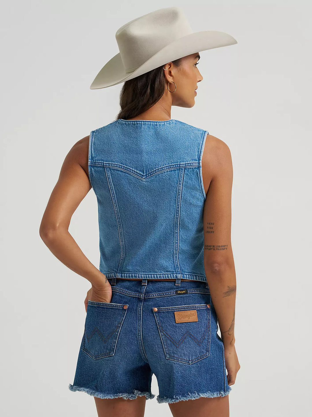 Wrangler Women's Denim Vest Top