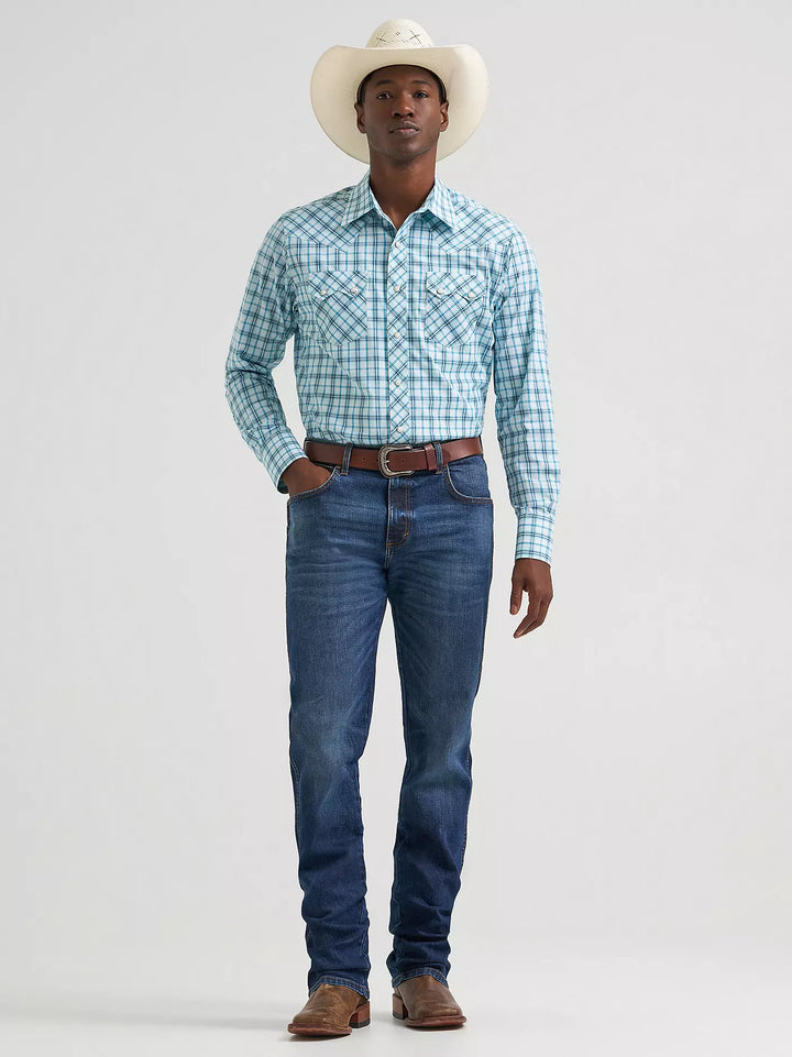 Wrangler Men's Retro Slim Fit Straight Leg Jean