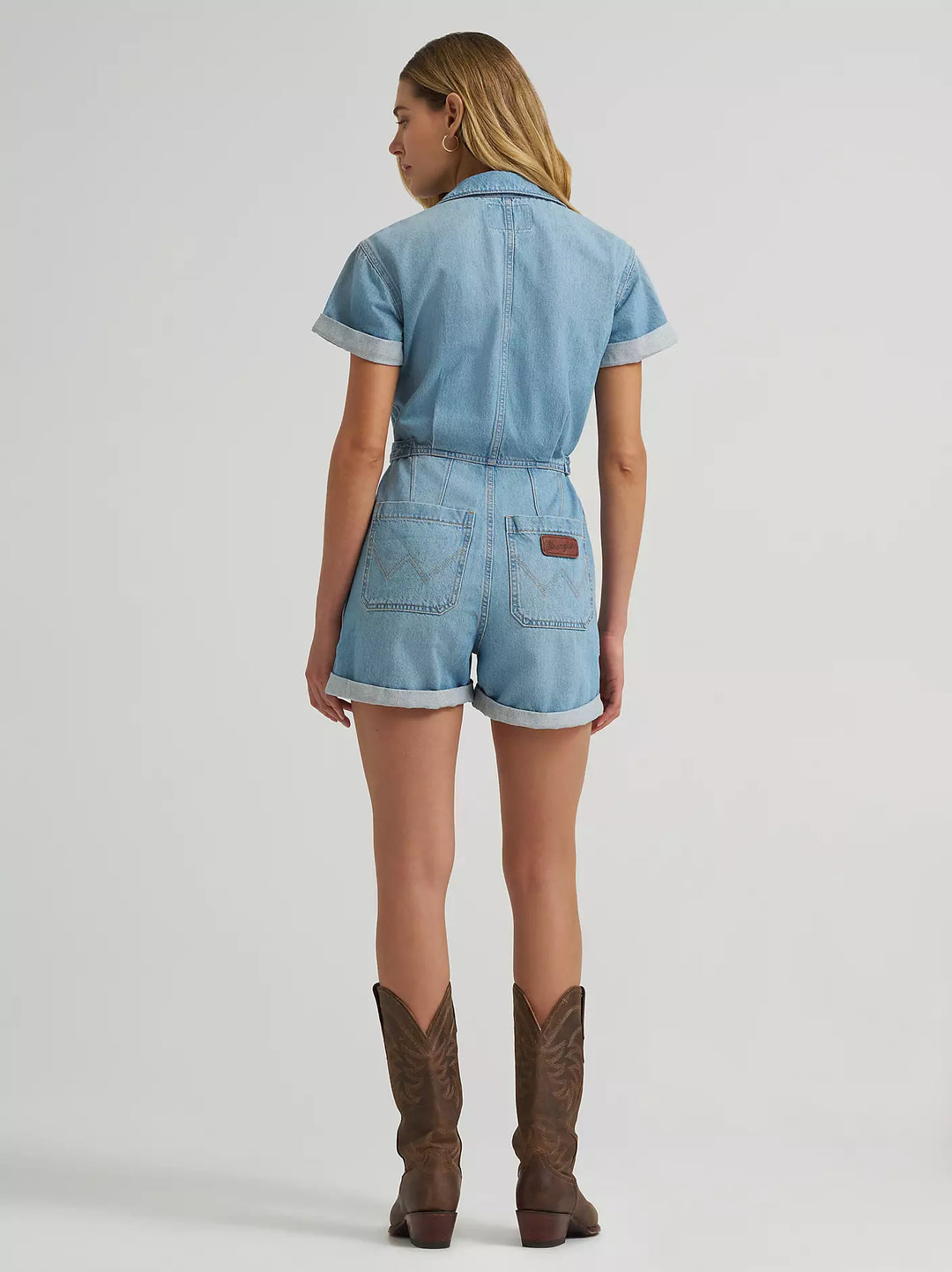 Wrangler Denim Snap Utility Romper
