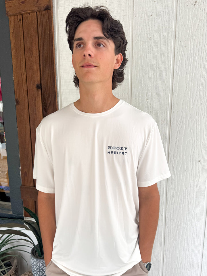 Hooey Men's Gardenia Performance Tee