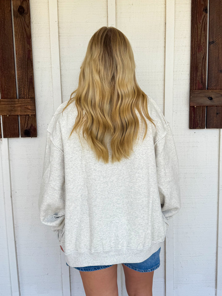 The Gingham Pray Mockneck