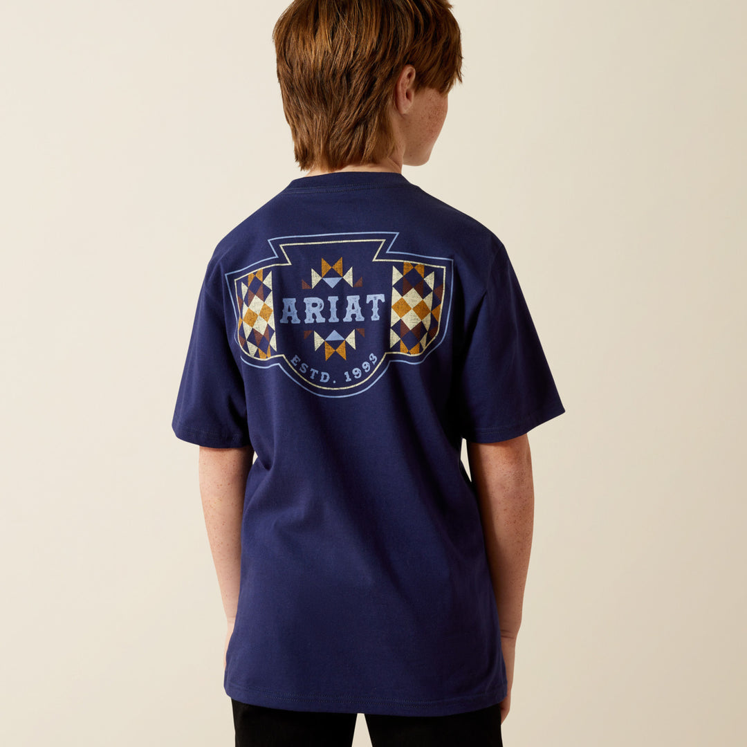 Ariat Boys Woven West Tee