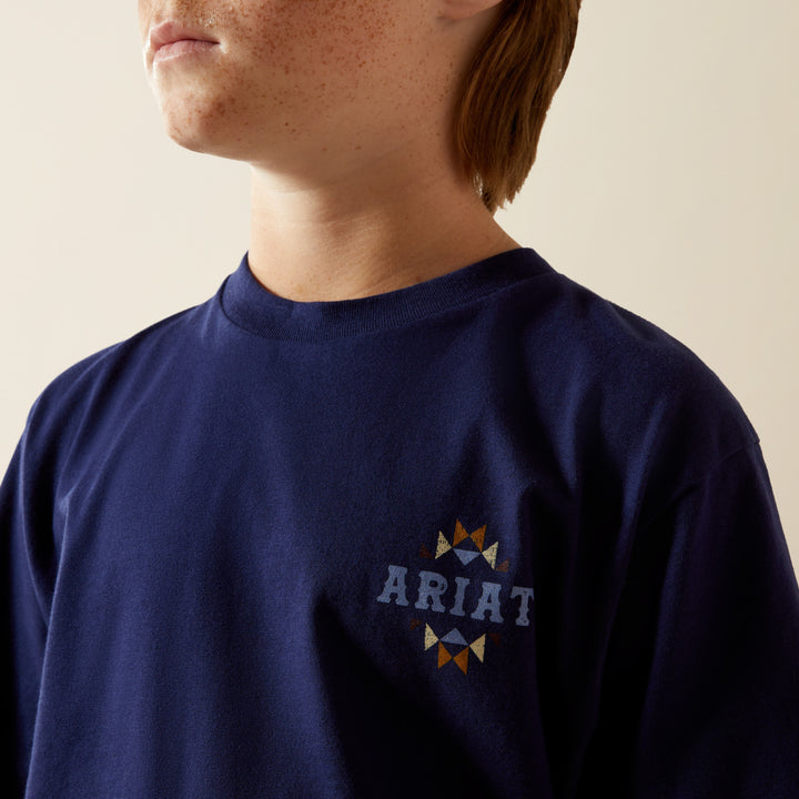 Ariat Boys Woven West Tee