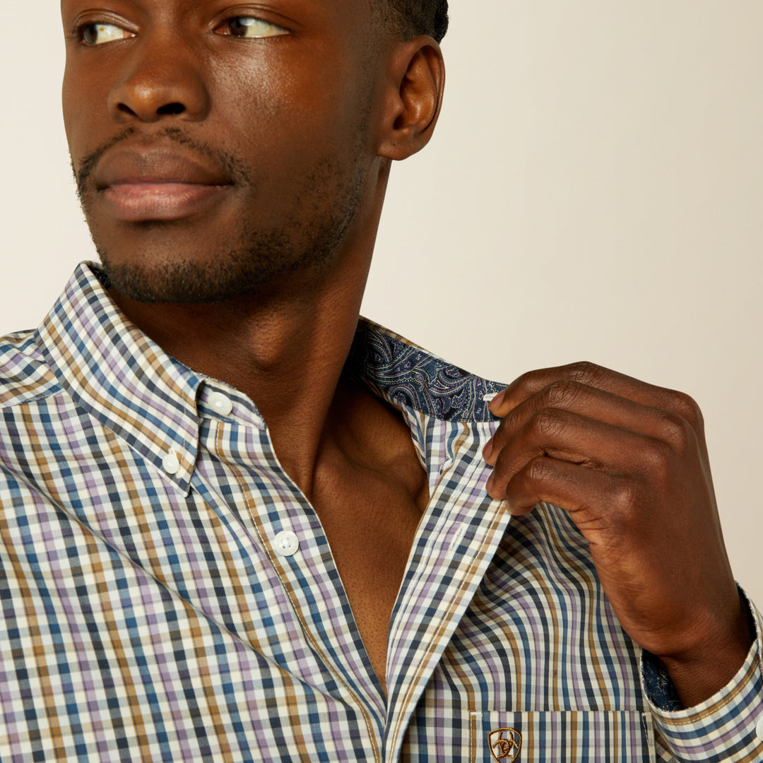 Ariat Men's Wrinkle Free Dusty LS Shirt