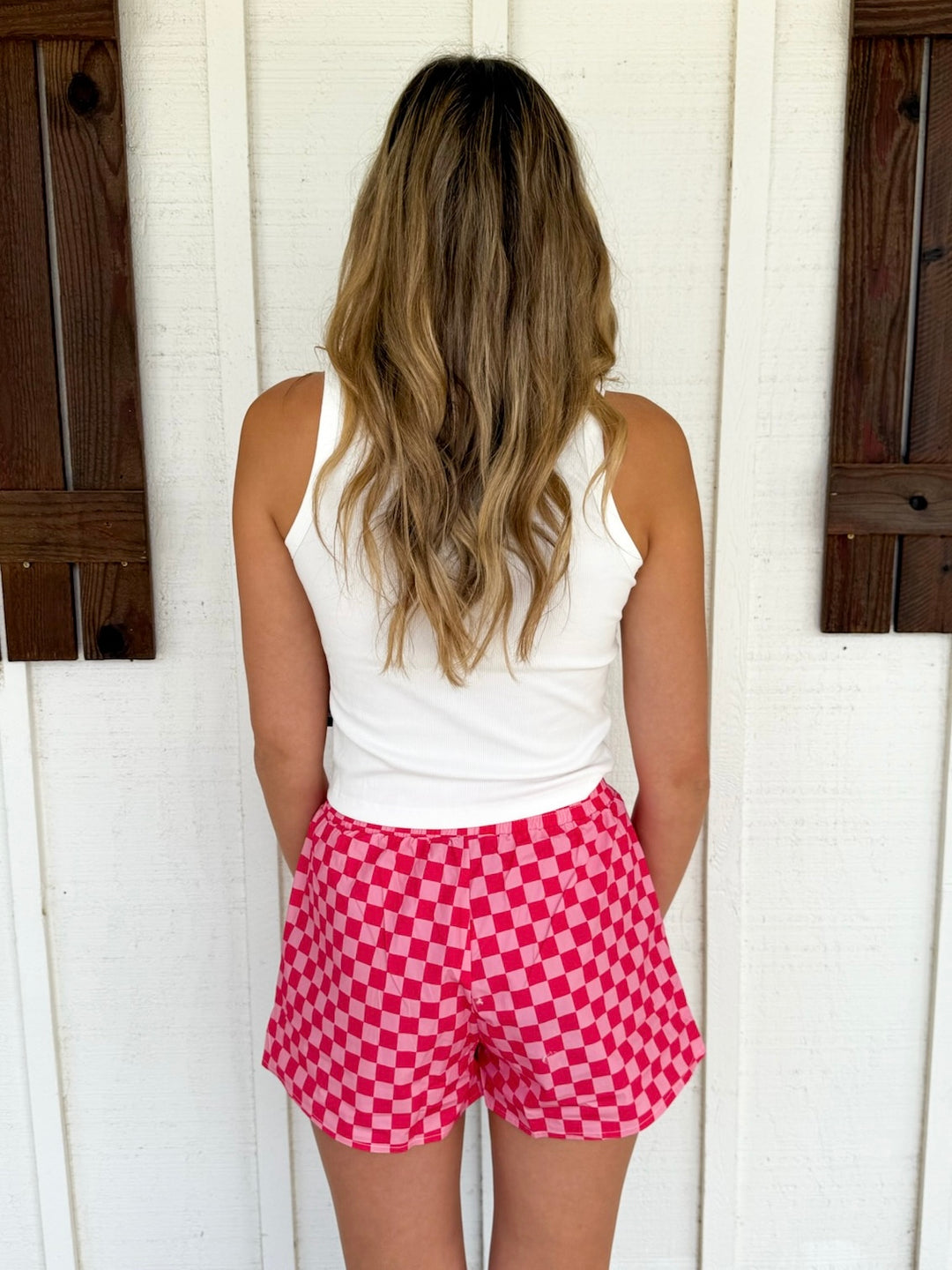Lulu Mac Checkered Boxer Shorts