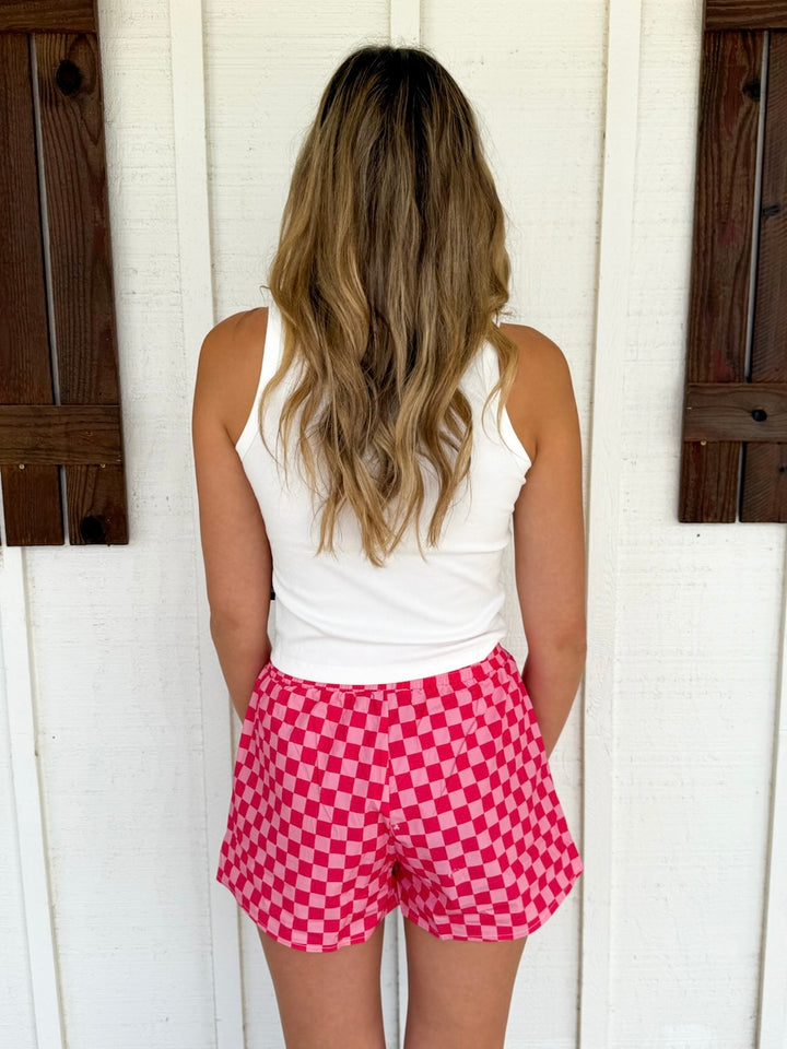 Lulu Mac Checkered Boxer Shorts