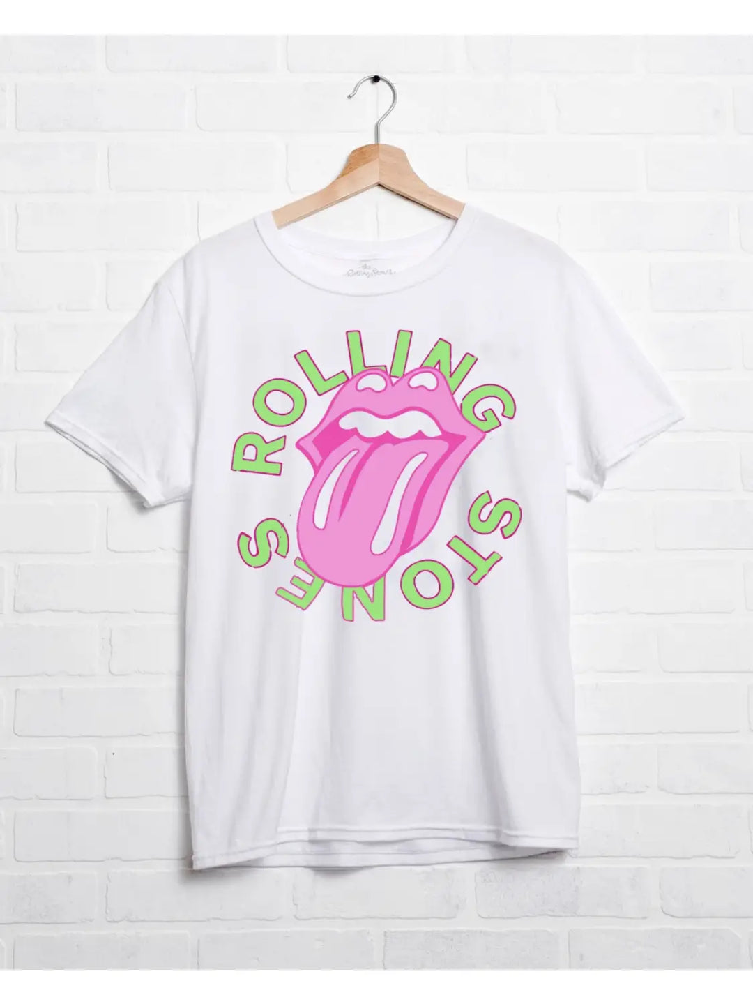 The Rolling Stones Neon Puff Thrifted Tee