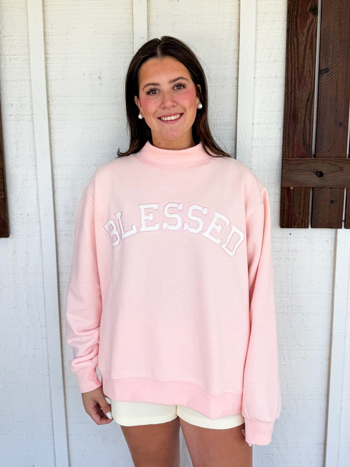The Blessed Mockneck Sweatshirt
