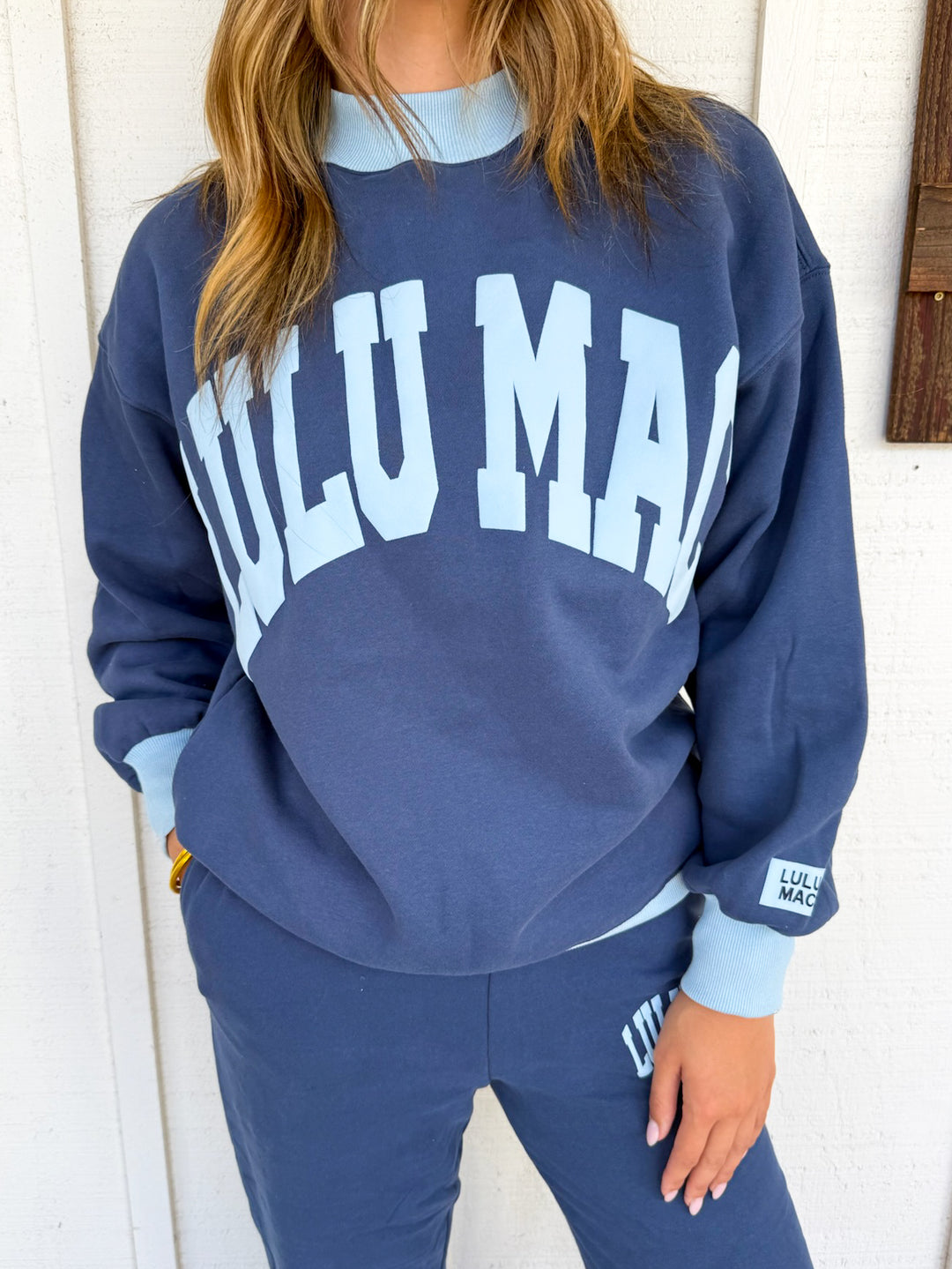 Lulu Mac Puff Mock Neck Sweatshirt