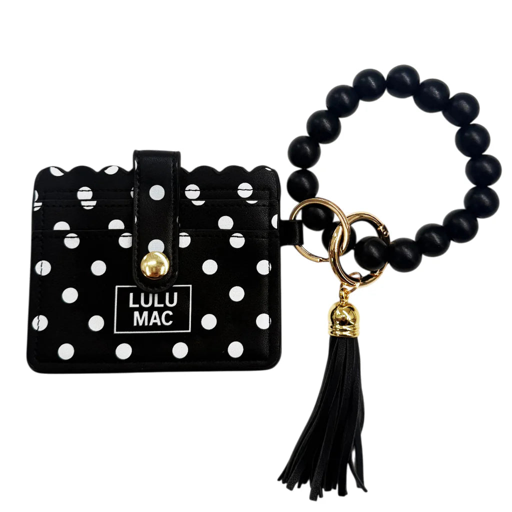 Lulu Mac Beaded Wristlet ID Wallet