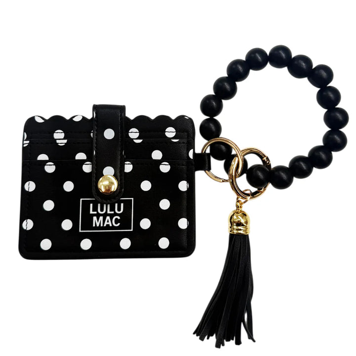 Lulu Mac Beaded Wristlet ID Wallet