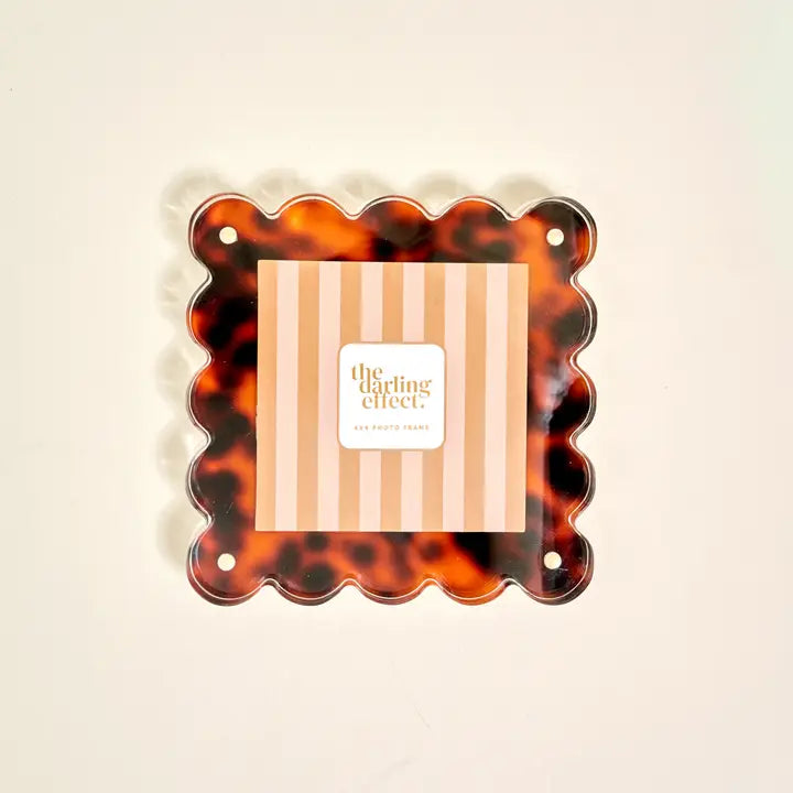 Darling Effect Square Scalloped Acrylic Frames