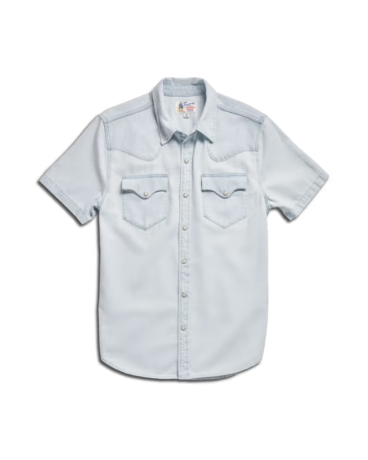 Men's Tecovas Denim Pearl Snap SS Shirt
