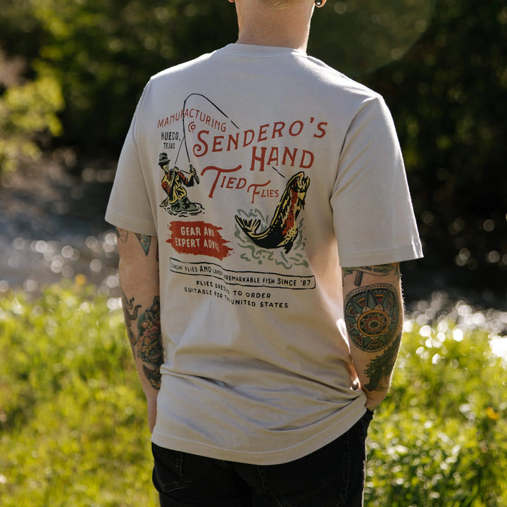 The Sendero Hand Tied Flies Tee