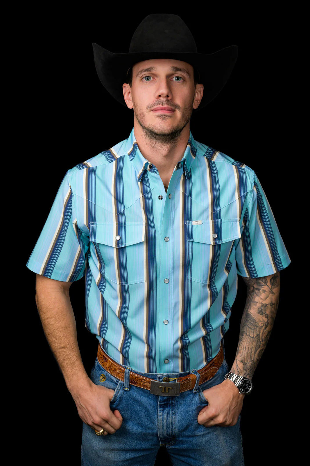 The Tristan Short Sleeve Snap Shirt