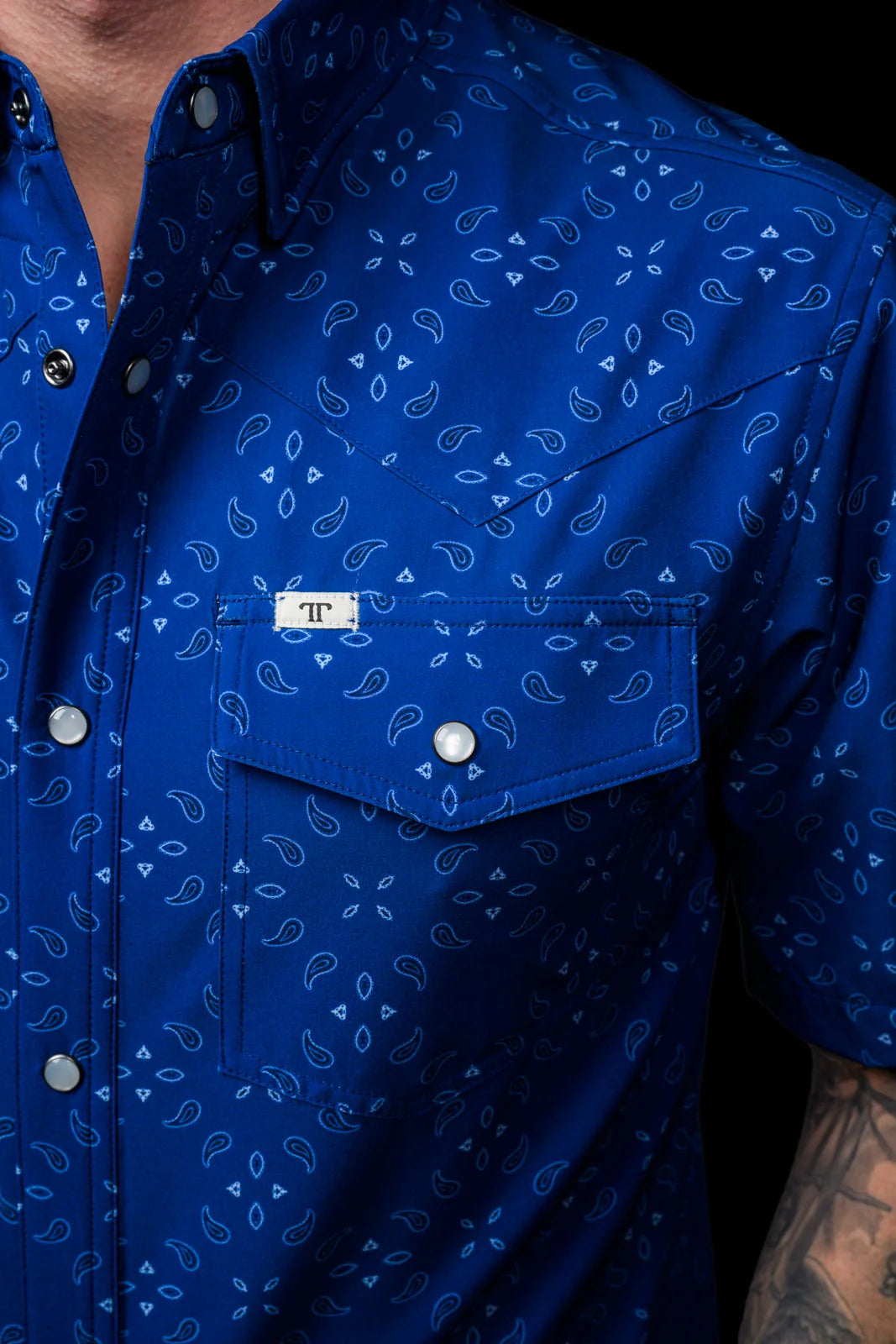 The Tanner Short Sleeve Pearl Snap Shirt