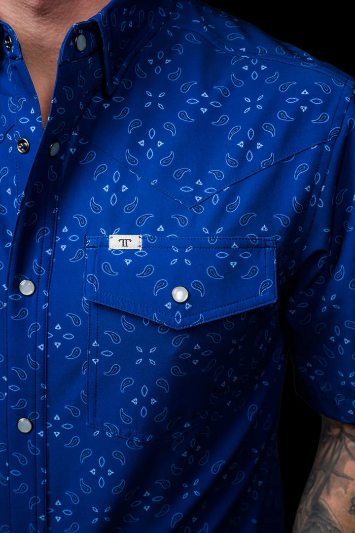 The Tanner Short Sleeve Pearl Snap Shirt