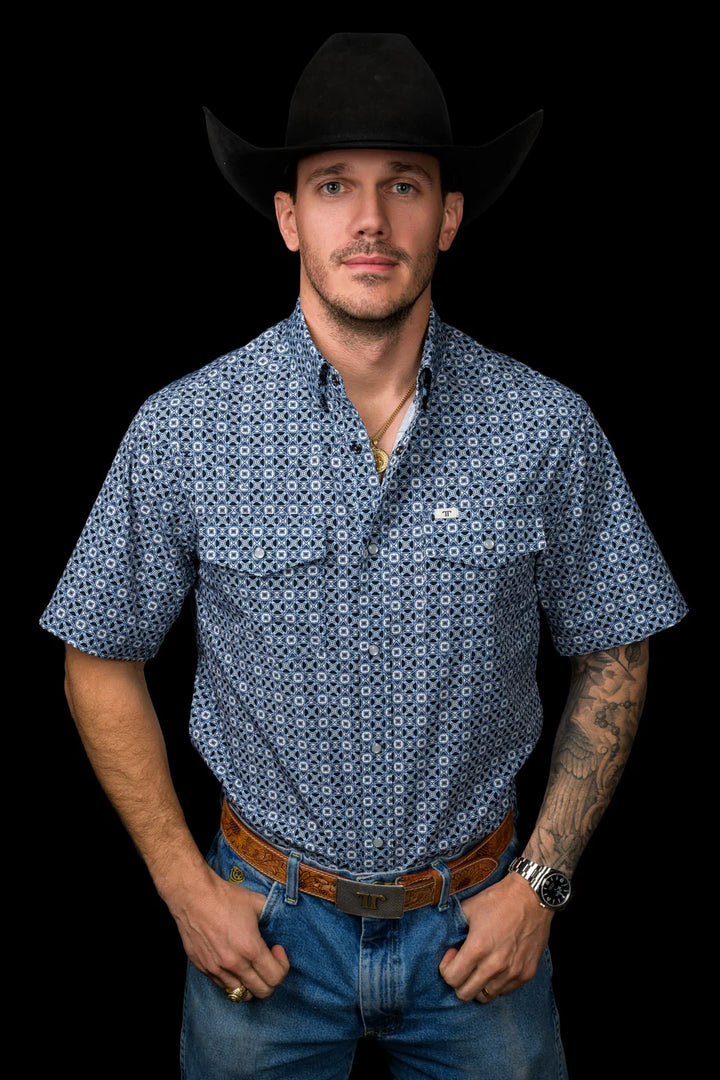 The Emerson Short Sleeve Pearl Snap Shirt