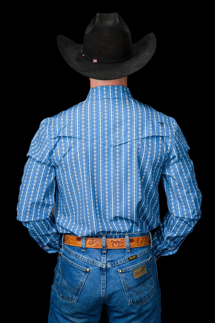 The Walker Long Sleeve Pearl Snap Shirt