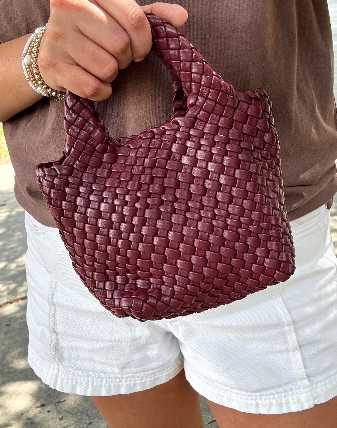 B&C Braided Clutch Bag