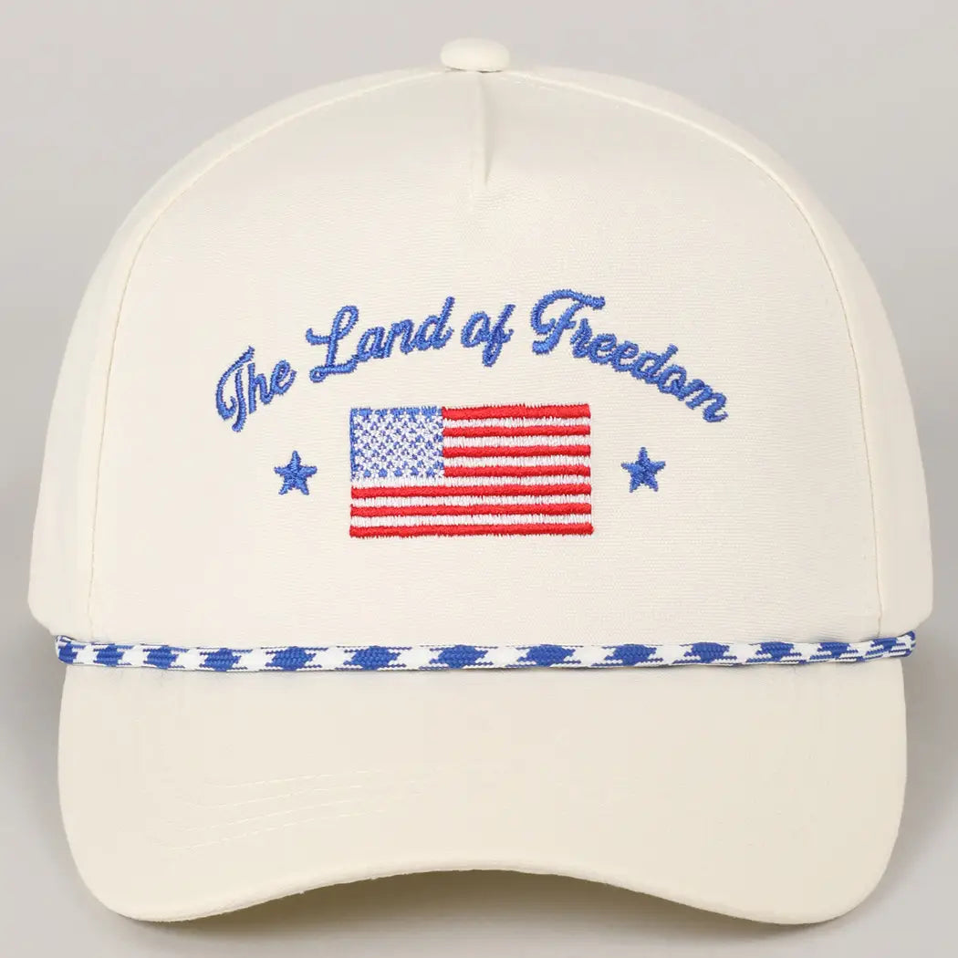 The Land Of Freedom Flag Hat