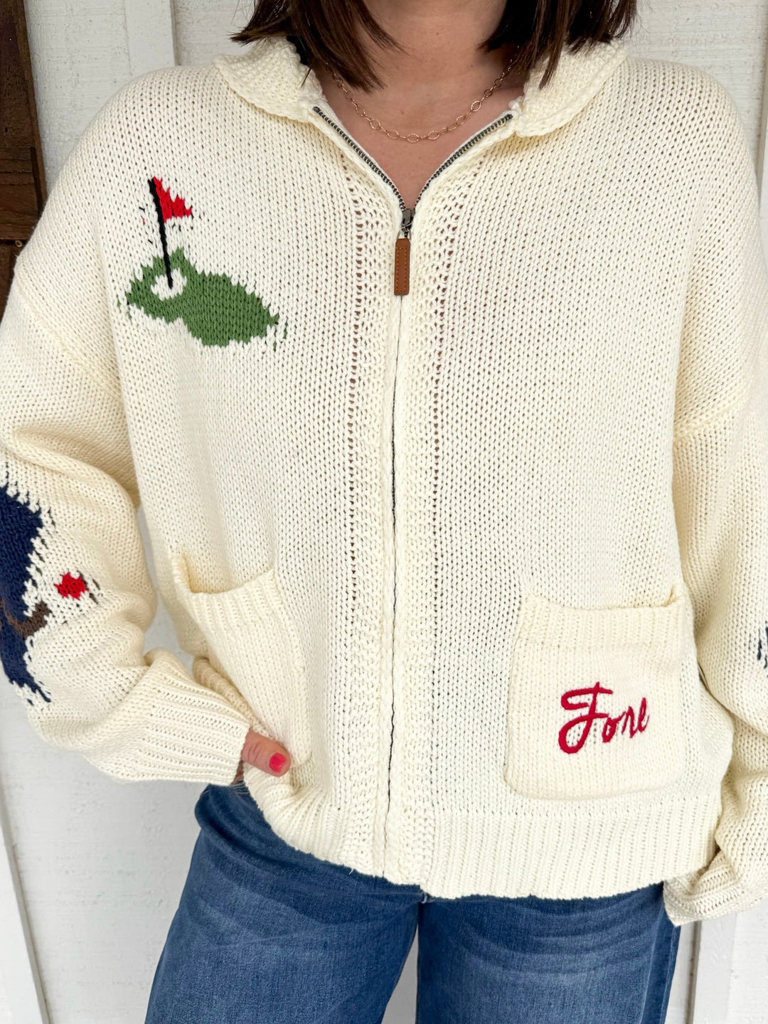 The Francesca Zip Cardigan