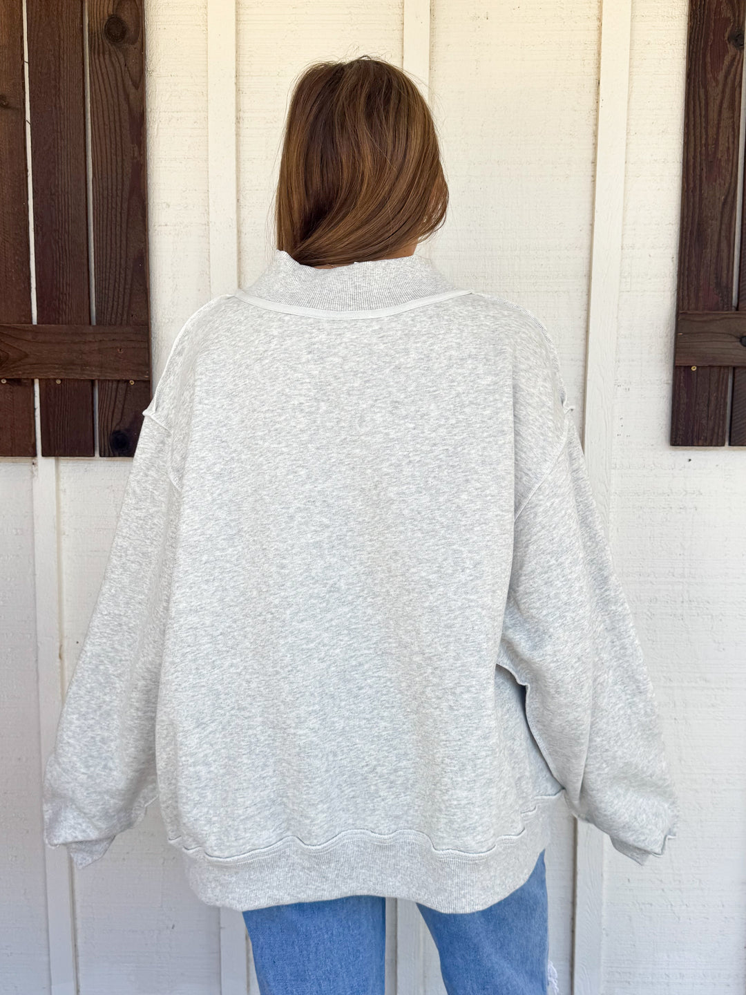 The God Bless Texas Mockneck Sweatshirt