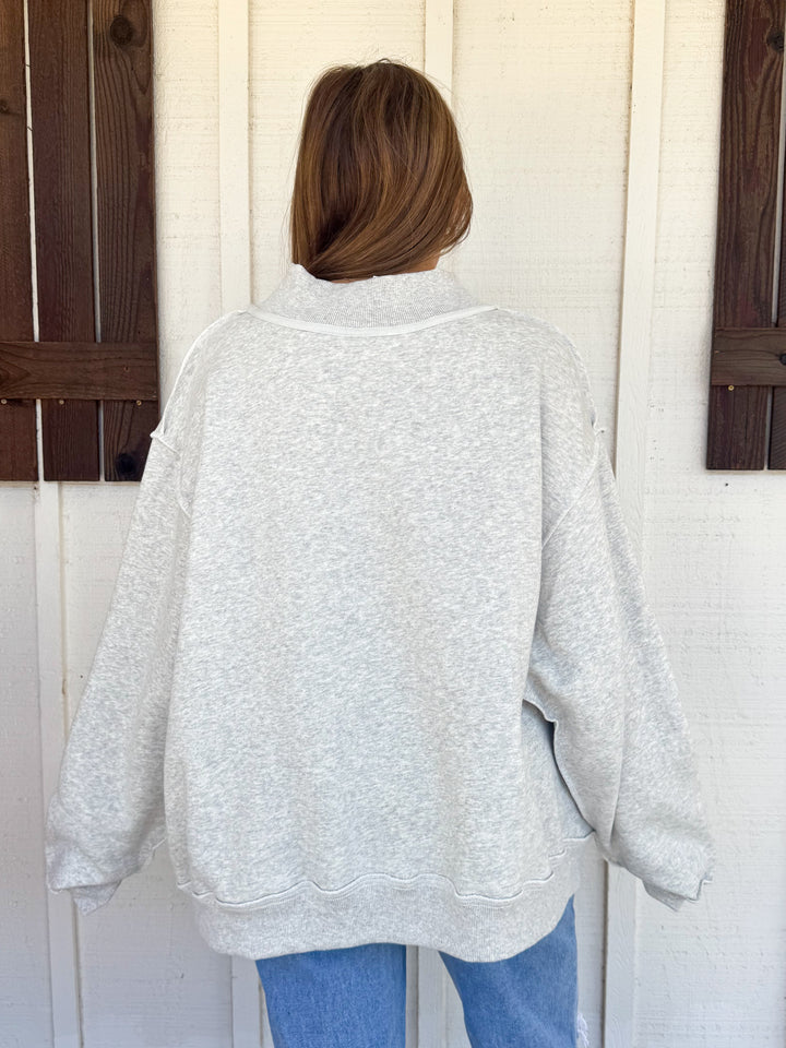 The God Bless Texas Mockneck Sweatshirt
