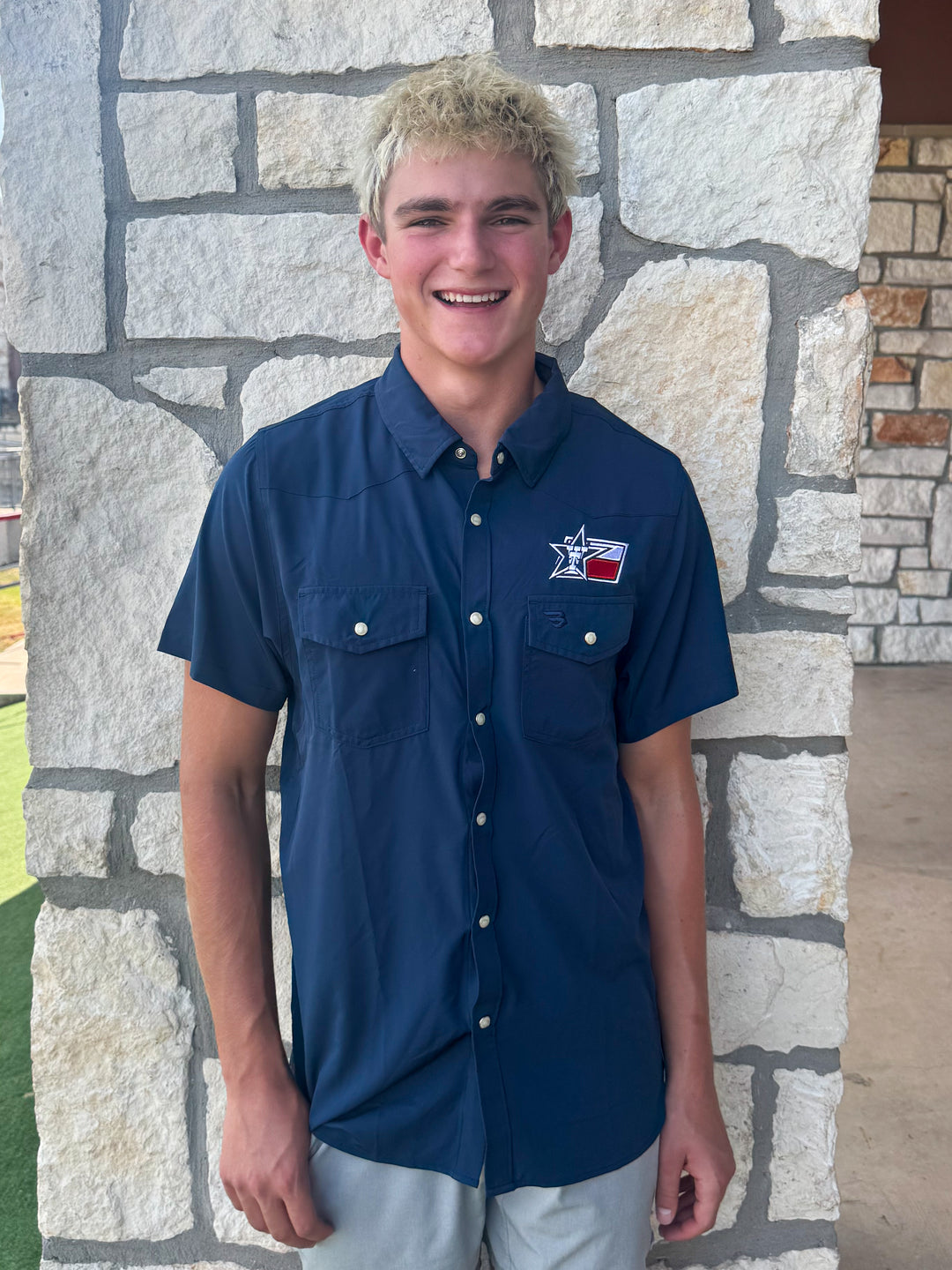 Burlebo X Wimberley Texans Performance Western Shirt
