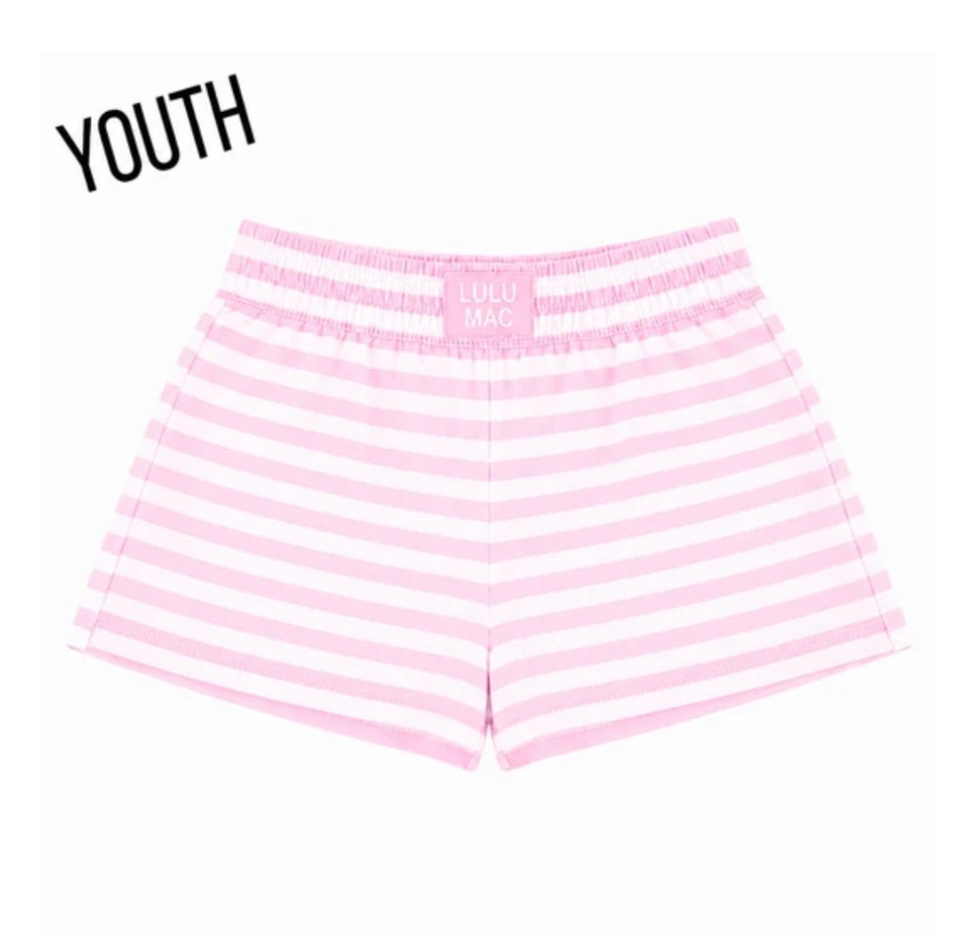 BR Youth Lulu Mac Stripped Society Shorts