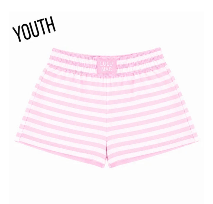 BR Youth Lulu Mac Stripped Society Shorts