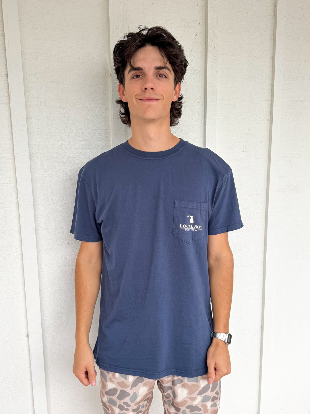 The Local Boy Founders Flag Pocket Tee