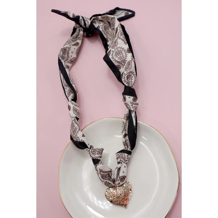 Josslyn Scarf Charm Necklace