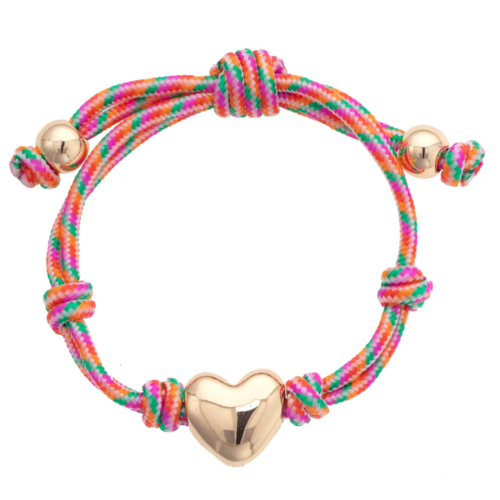 CS Blaine Puffy Heart Paracord Bracelet