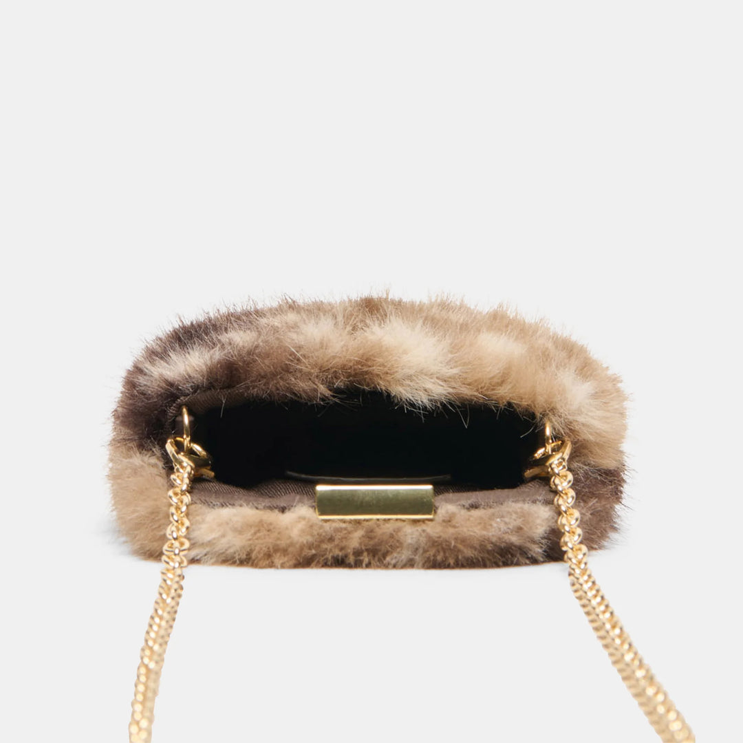 Dolce Vita Brindi Faux Fur Crossbody Wallet