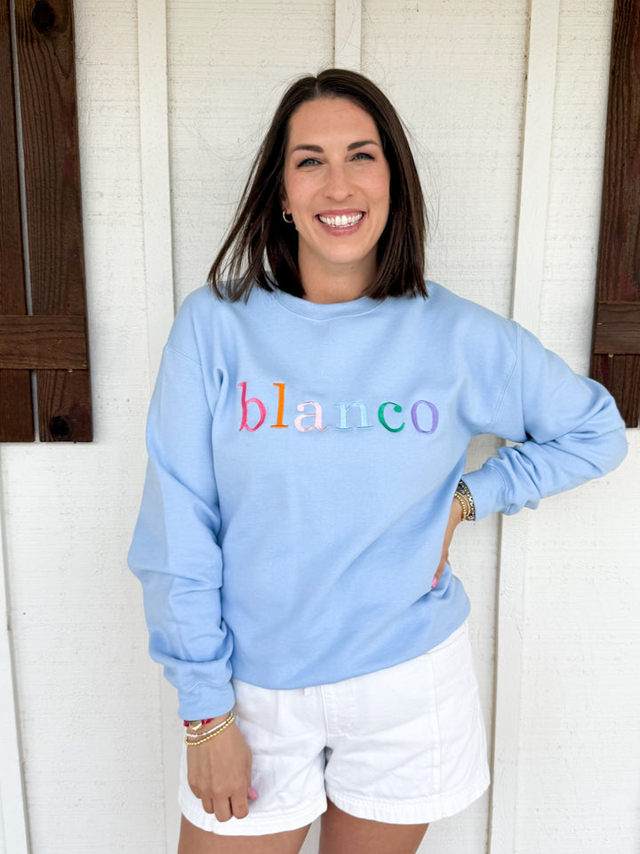 The Preppy Blanco Sweatshirt