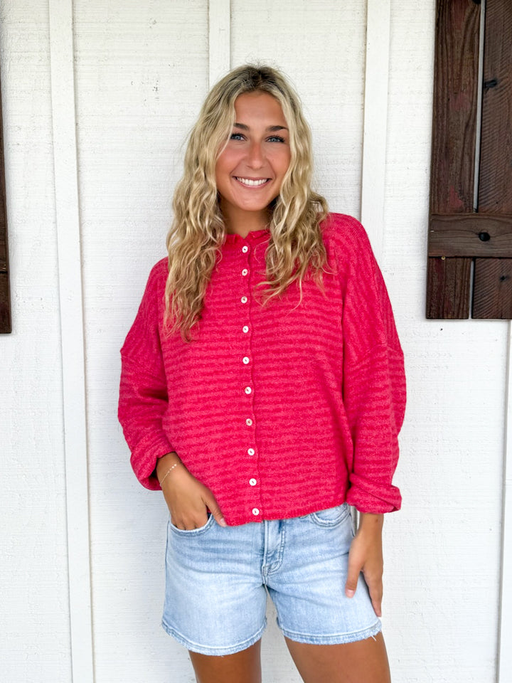 The Piper Striped Cardigan